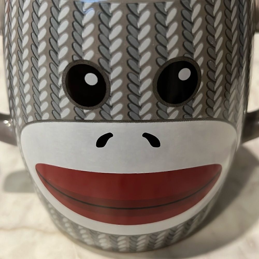 SOCK MONKEY  TOY COFFEE MUG - Picture 2 of 6